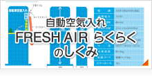 「FRESH AIR らくらく」の仕組み