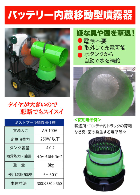 移動型噴霧器1